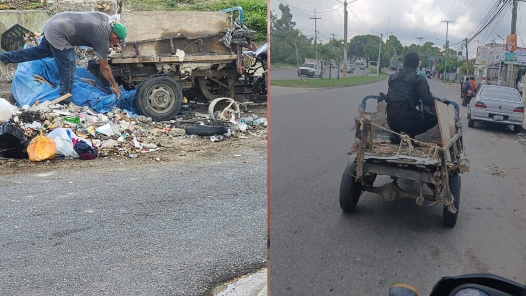 Apresan personas por arrojar basura en vía pública en SDN