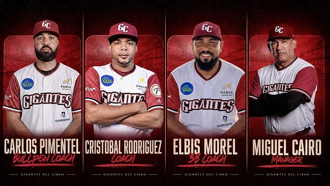 gigantes-del-cibao-anuncian-staff-de-coaches-encabezado-por-el-dirigente-miguel-cairo